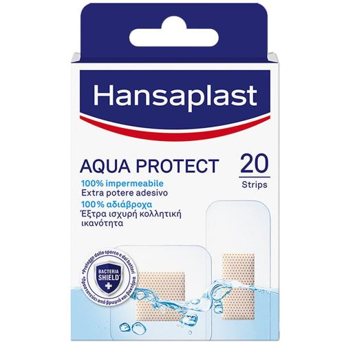 Hansaplast Aqua Protect Sterile Strips Αδιάβροχα Επιθέματα για την Κάλυψη & Προστασία Μικρών Πληγών 20 Τεμάχια